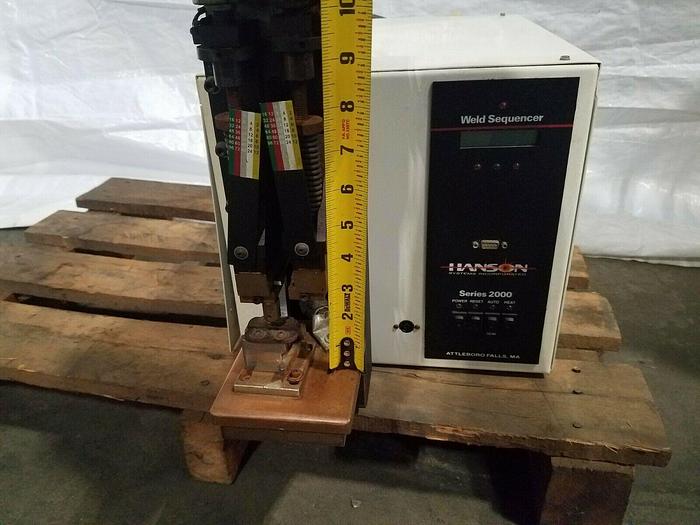 Used Hanson Weld Sequencer Series 2000 RESISTANCE WELDING & SOLDERING MACHINE NOT WORKING PARTS ONLY