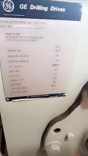 General Electrical GE752 New drilling motors Shunt