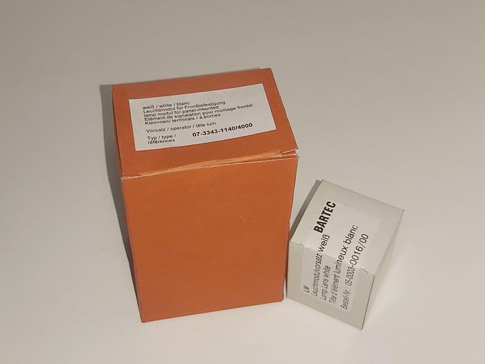 Ex Leuchtmodul + Vorsatz, Weiß, 07-3343-1140 + 05-0003-0016, Bartec neu