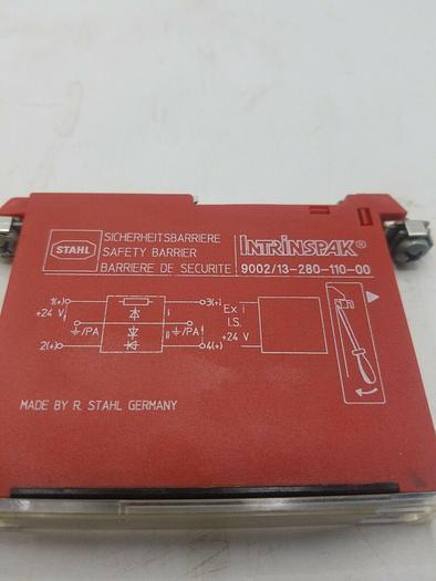Used STAHL 9002/13-280-110-00 24VDC SAFETY BARRIER