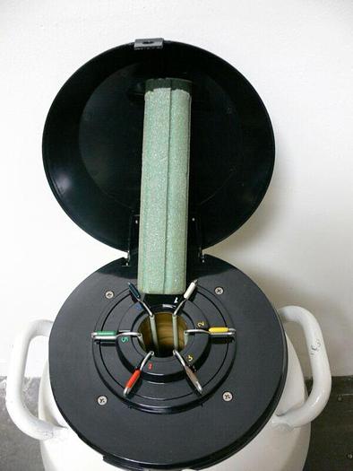 Used Thermolyne Bio-Cane 20 Can & Cane System Cryogenic Storage LN2 Dewar w/ Dolley