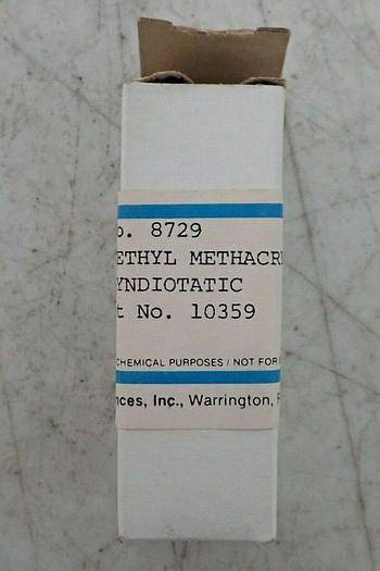 Used Polysciences 8729 Poly(methyl methacrylate) 1g ~ 70% Full