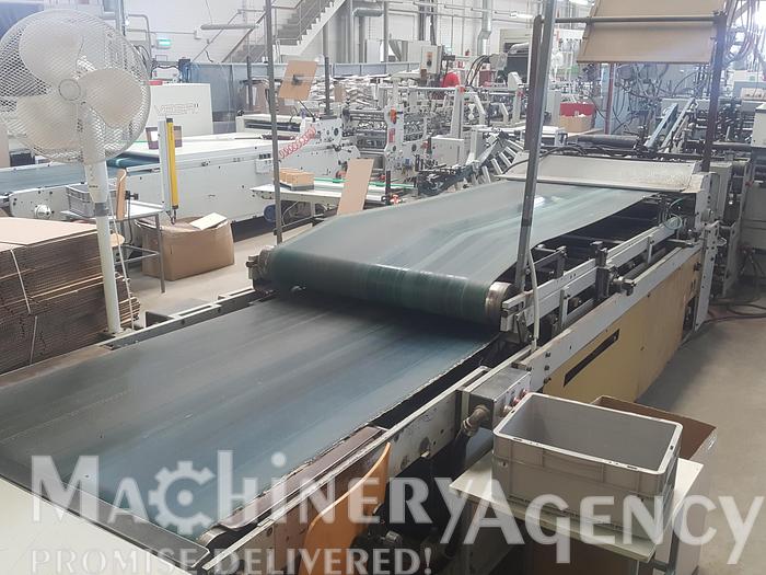 Used 1984 Bobst DOMINO 110-M Folder gluer 4+6 corners