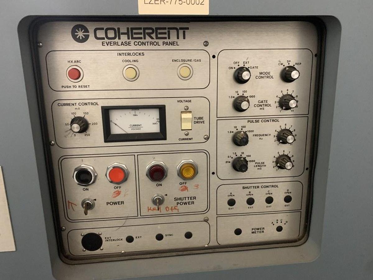 Used COHERENT GENERAL EVERLASE, S48 PLUS CO2 CNC LASER