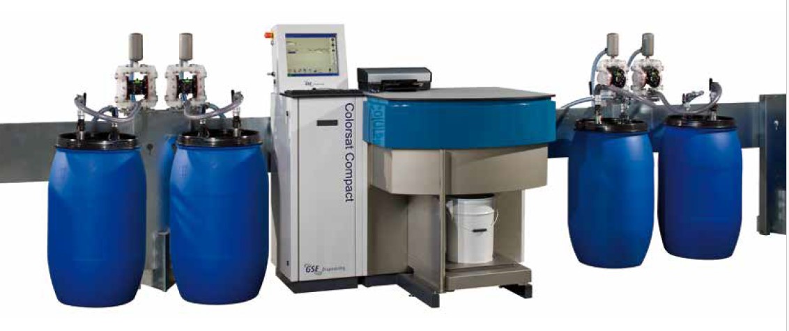 Used GSE COLORSAT-SLIM AUTOMATIC INK DISPENSING SYSTEM