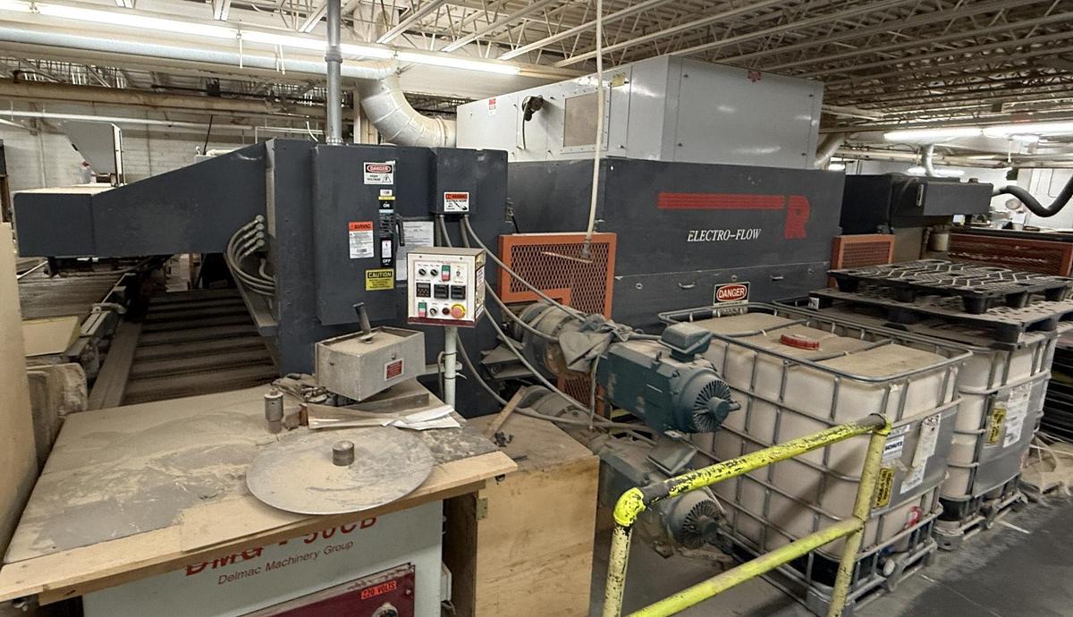 Used ROSENQUIST EF-100 ELECTRO-FLOW FEED-THROUGH RADIO-FREQUENCY GLUER