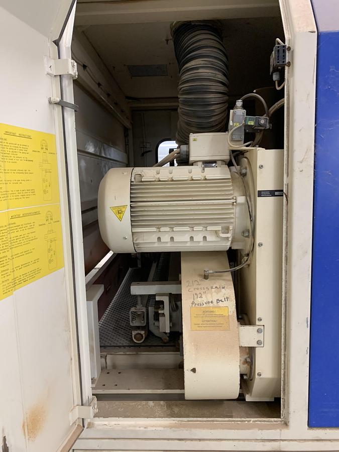 Used HEESEMANN LSM-8, 52", 4-HEAD WIDE-BELT FINISH SANDER