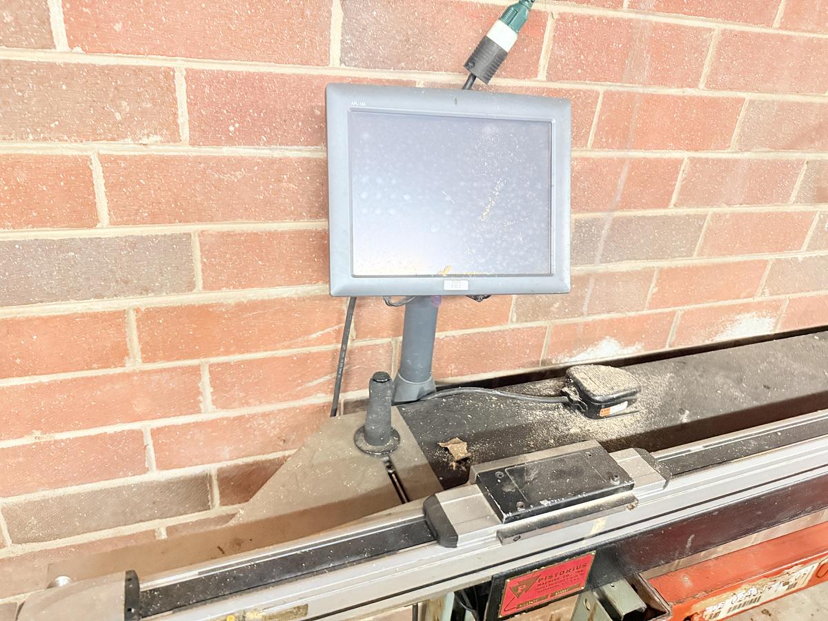 Used PISTORIUS RH11C-96, 8' AUTOMATED PUSH-STYLE FEED/STOP CONVEYOR