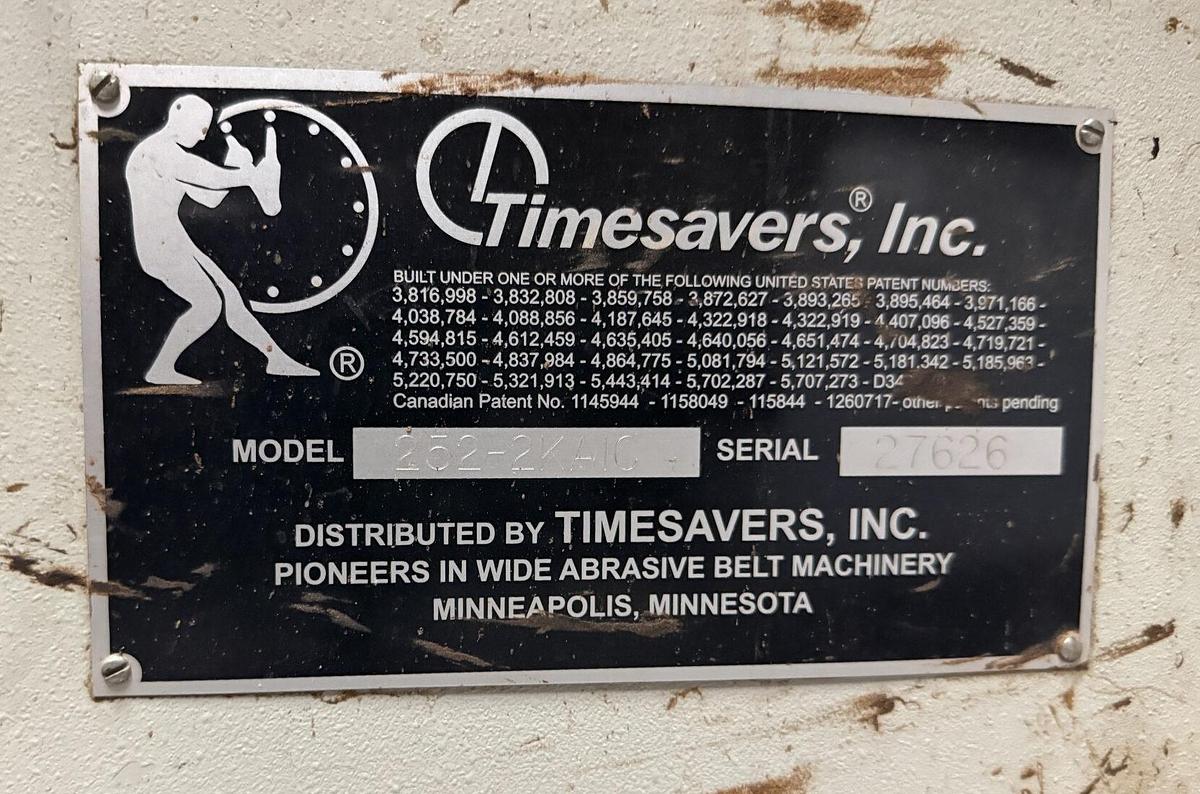 Used TIMESAVERS 252-2KAIC, 52" PLANER-SANDER