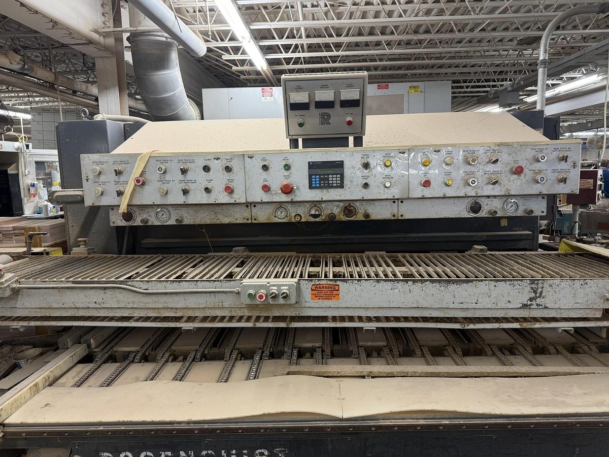 Used ROSENQUIST EF-100 ELECTRO-FLOW FEED-THROUGH RADIO-FREQUENCY GLUER