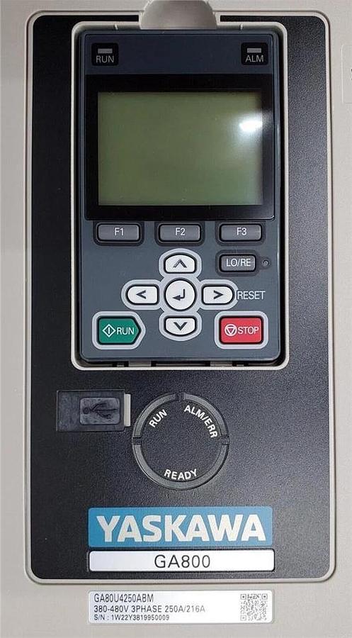 Used YASKAWA GA800,GA80U4250ABM, AC DRIVE