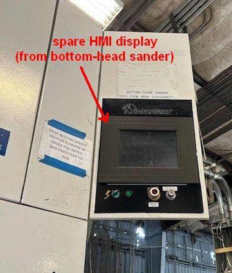 Used TIMESAVERS 7341-45-0001, 52" 4-HEAD TOP-HEAD WIDE-BELT SANDER