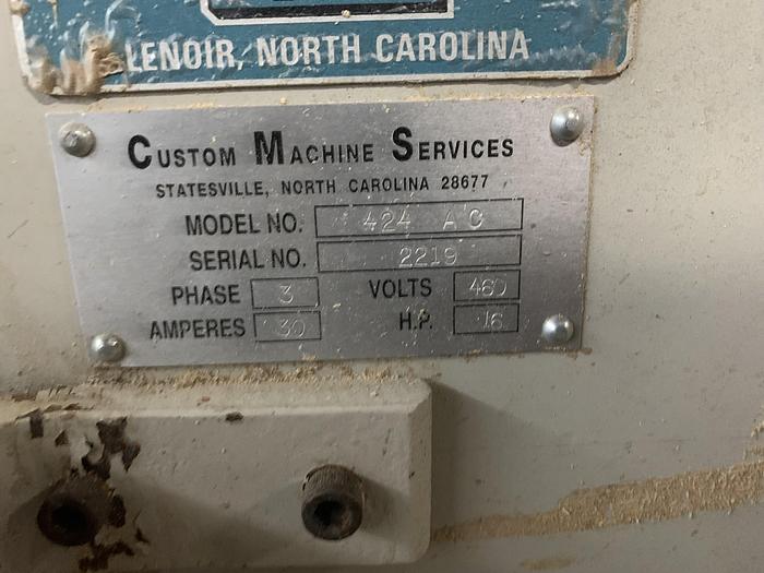 Used BELL 424-AC TRIM, BORE, AND DOWEL MACHINE