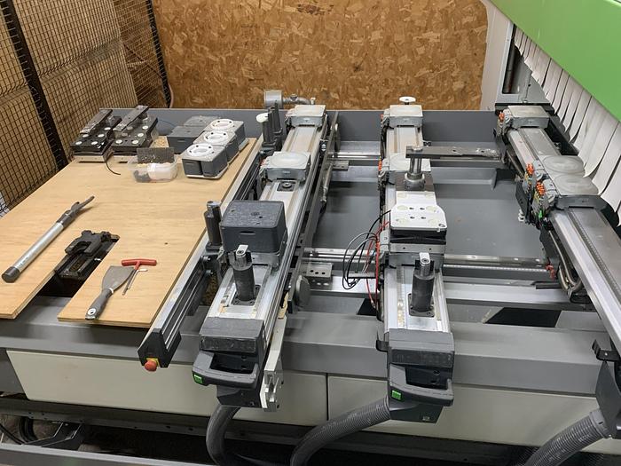 Used BIESSE ROVER A 1432, 3-AXIS CNC POD & RAIL MACHINING CENTER