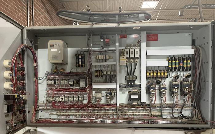 Used TIMESAVERS 252-4IC, 52 INCH, 4-HEAD WIDE-BELT SANDER