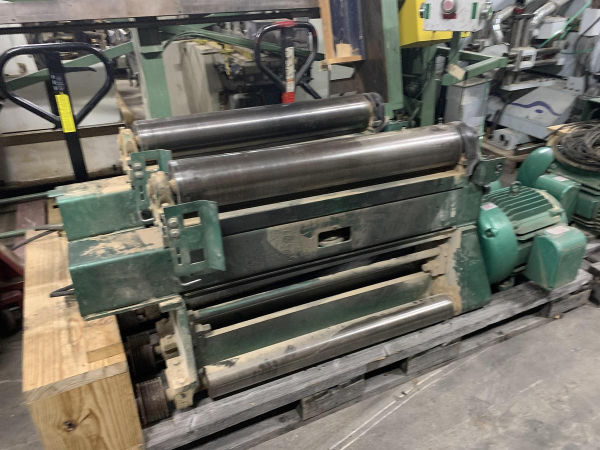 Used MISC. SPARE PARTS REMOVED FROM TIMESAVERS 337-4, 37", 4-HEAD WIDE-BELT SANDER