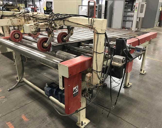Used MEREEN JOHNSON POWERED ROLLER FEED CONVEYORS