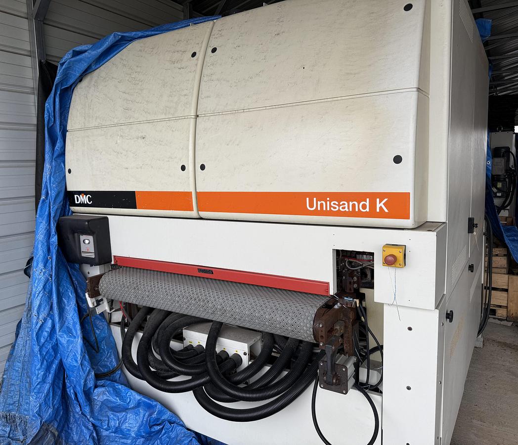 Used DMC UNISAND 2000-1, 52" 5-HEAD TOP AND 3-HEAD BOTTOM WIDE-BELT SANDER