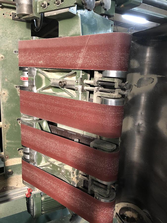 Used BACCI T4MO, 4-SPINDLE COPY SHAPER WITH SANDERS