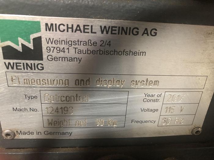 Used WEINIG OPTI-CONTROL COMPARATOR