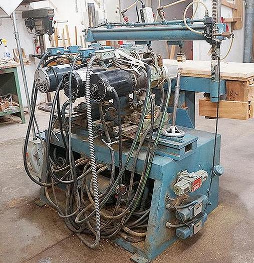 Used CEMCO 3-HEAD HORIZONAL BORING MACHINE