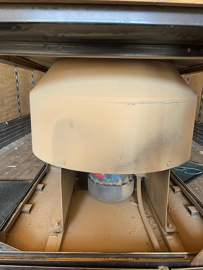 Used SHOPMADE 40" x 40" MOBILE DOWN-DRAFT SANDING TABLE