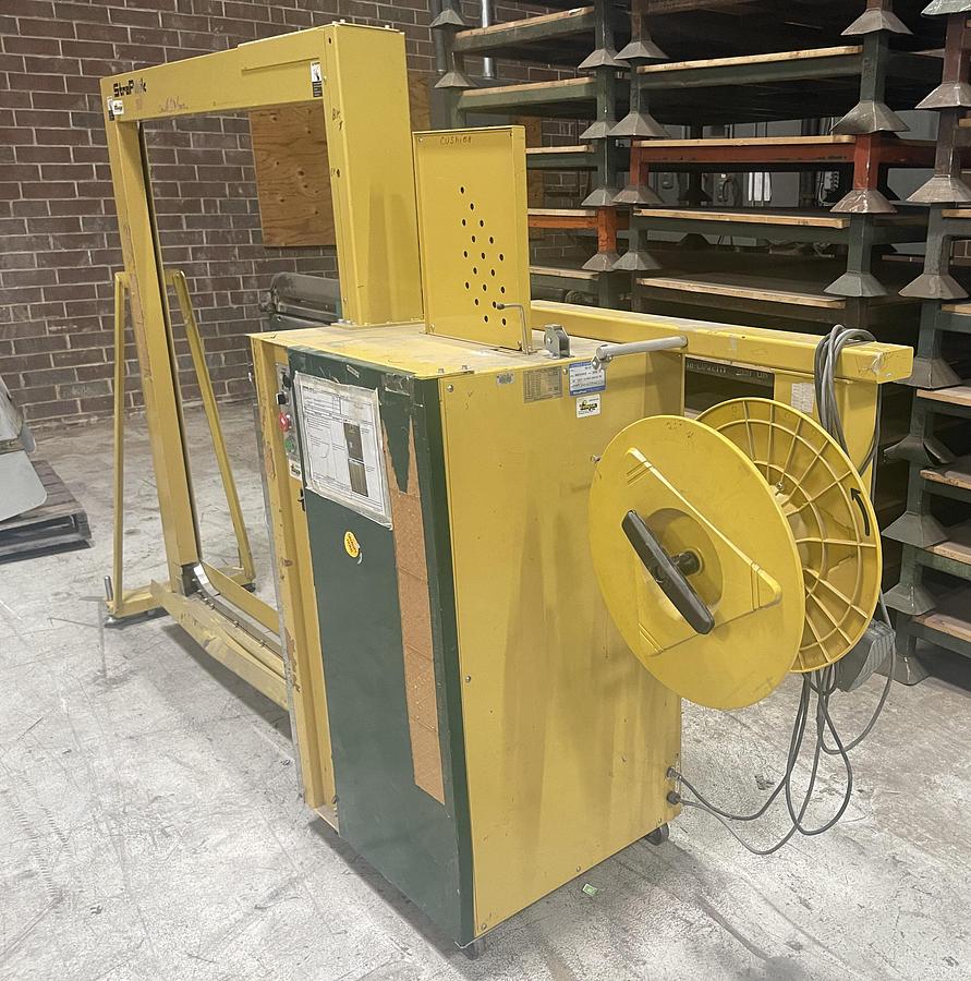 Used STRAPACK RQ-8Y AUTOMATIC STRAPPING MACHINE