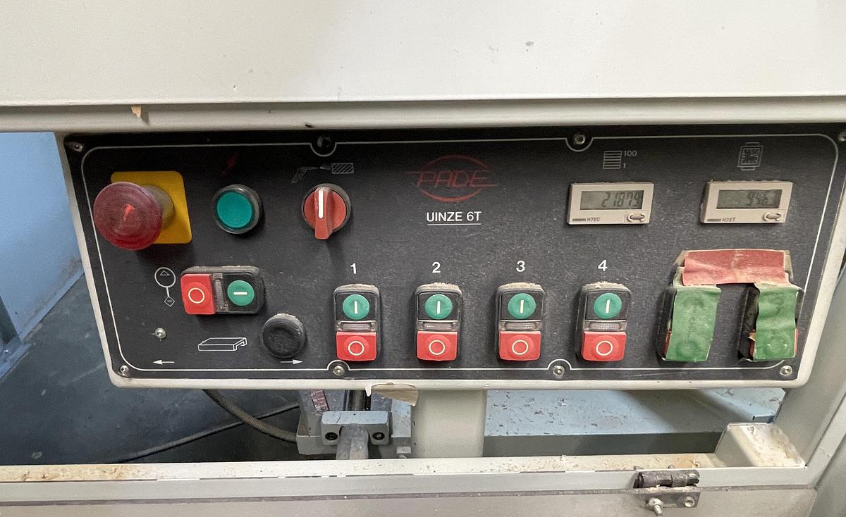 Used PADE UNIZE 6T, LINEAR PROFILE SHAPER