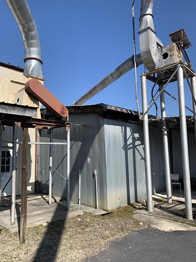 Used CYCLONE-BAGHOUSE DUST-COLLECTION SYSTEM