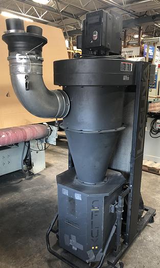 Used LAGUNA CFLUX:2, 2 HP HEPA CYCLONE/CARTRIDGE PORTABLE DUST COLLECTOR