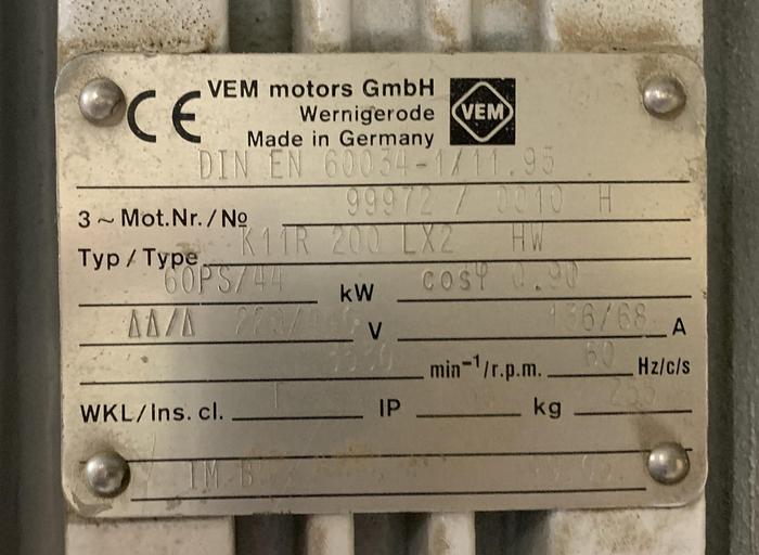 Used COSMEC SM-120, 12" DIP-CHAIN GANG RIPSAW