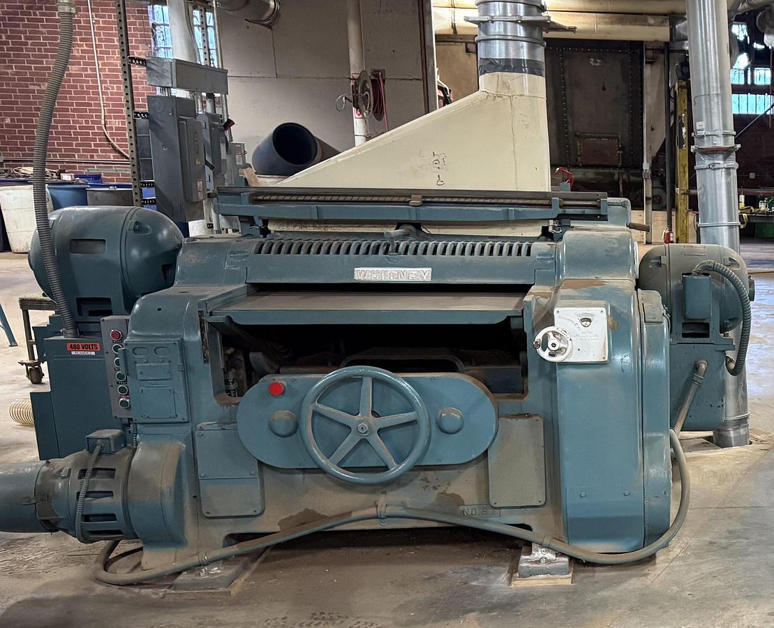 Used NEWMAN-WHITNEY S-970, 40" TOP AND BOTTOM PLANER WITH NEWMAN QUITE-CUT SPIRAL CUTTERHEAD