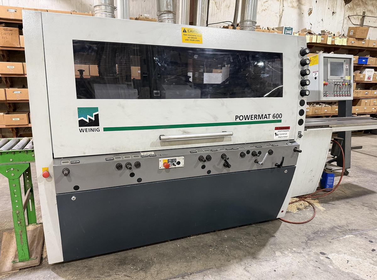 Used WEINIG POWERMAT-600, 6-HEAD MOULDER