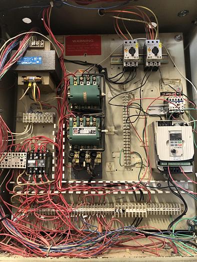 Used TIMESAVERS TB337-2HDA, 37" TOP & BOTTOM ABRASIVE PLANER SYSTEM