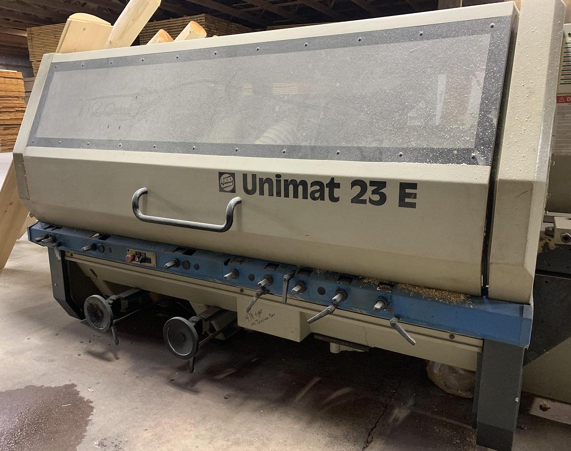 Used WEINIG UNIMAT 23 E, 6-HEAD MOULDER