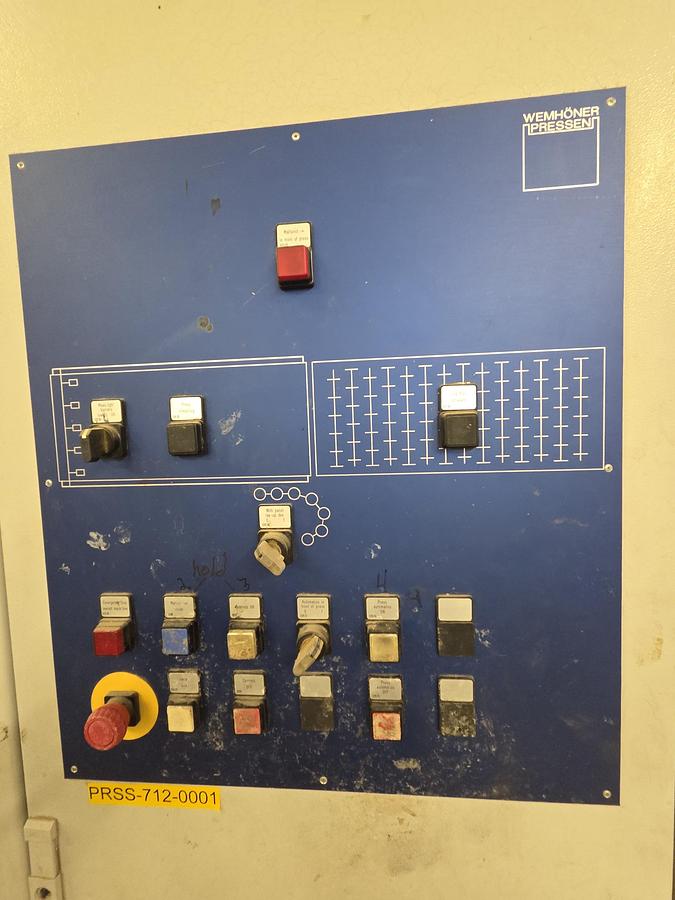 Used WEMHONER HOT PRESS