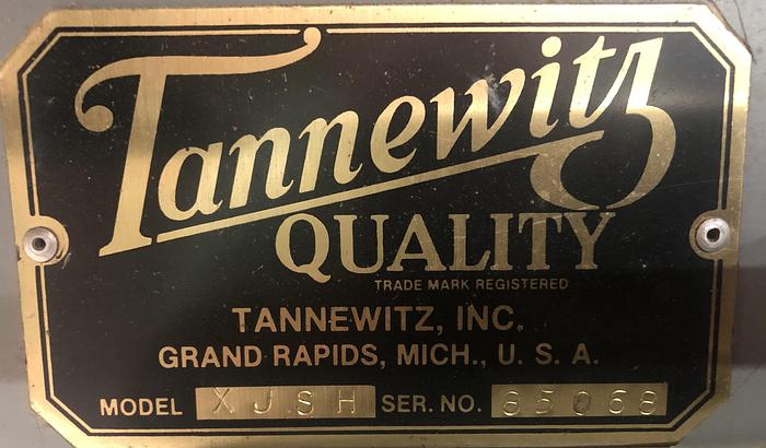 Used TANNEWITZ XJSH ROLLING VARIETY SAW WITH HYDRAULIC ADJUSTMENT