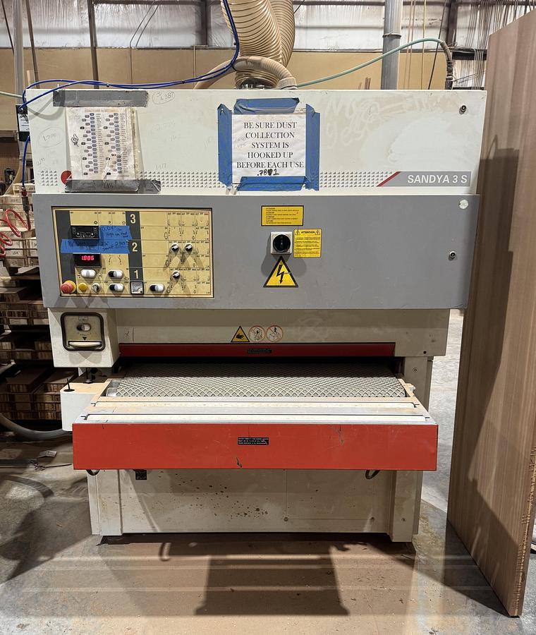 Used SCMI SANDYA-3S, 42", 3-HEAD WIDE-BELT SANDER
