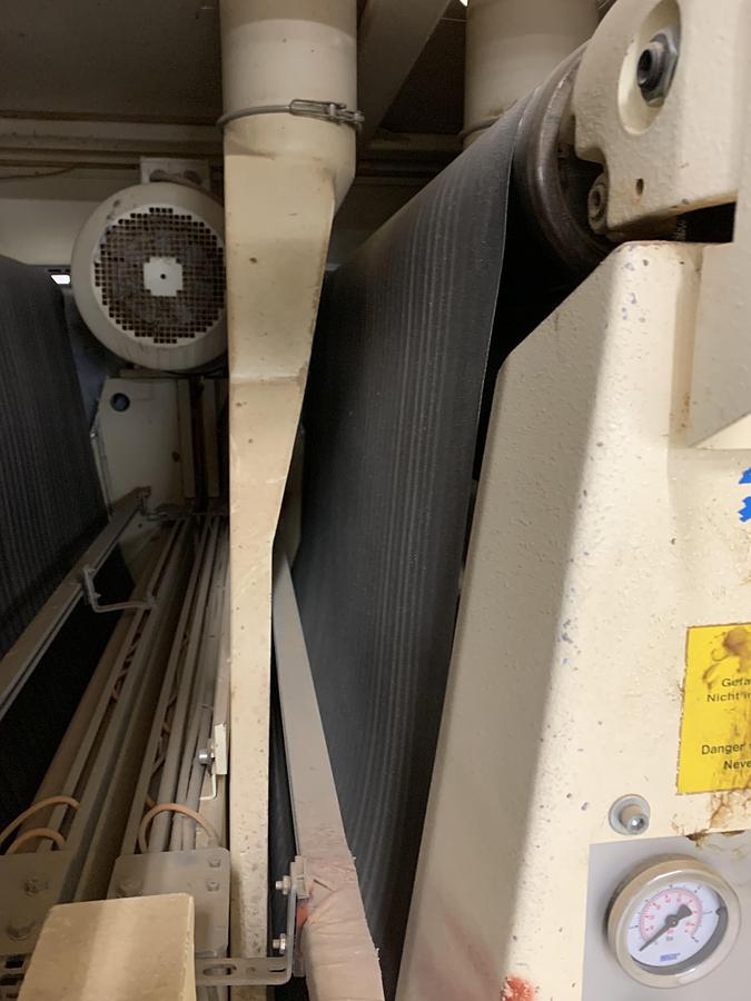 Used HEESEMANN LSM-8, 52", 4-HEAD WIDE-BELT FINISH SANDER