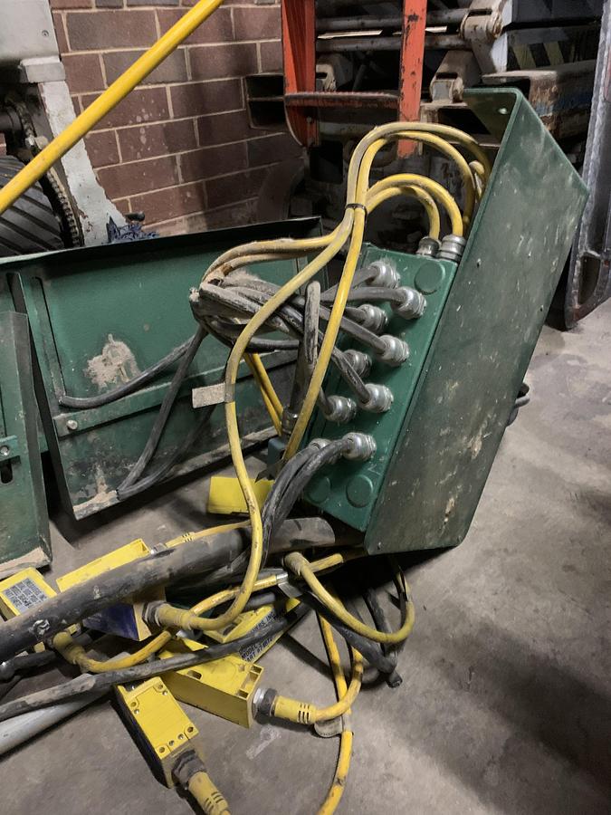 Used MISC. SPARE PARTS REMOVED FROM TIMESAVERS 337-4, 37", 4-HEAD WIDE-BELT SANDER