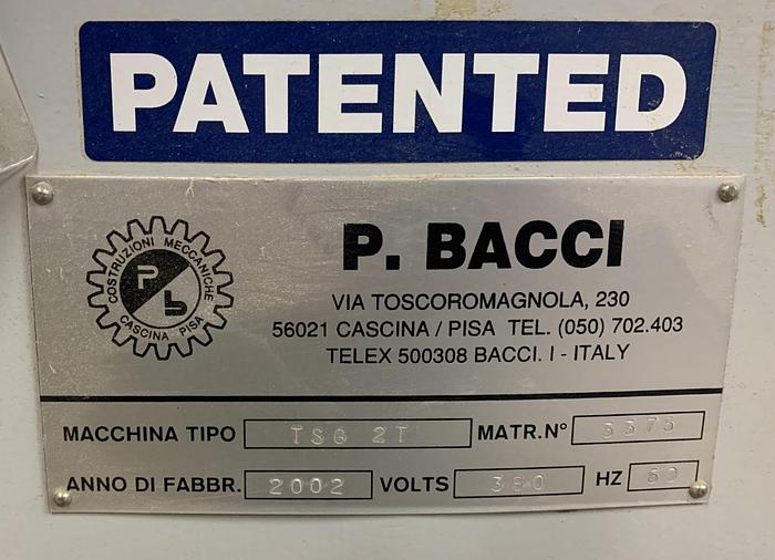 Used BACCI TSG-2T ROUND-END TENONER
