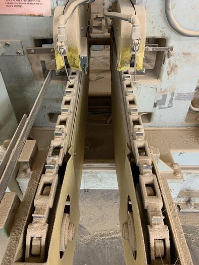 Used DOUBLE-END FEED THROUGH TRIM MACHINE