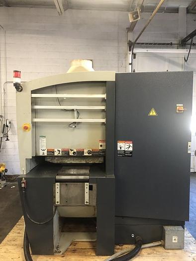Used WEINIG RAIMANN PROFIRIP KR-310-M GANG RIPSAW WITH (2) MOVING BLADES WITH A RAIMANN VALUE RIP IV GANG RIPSAW INFEED SYSTEM
