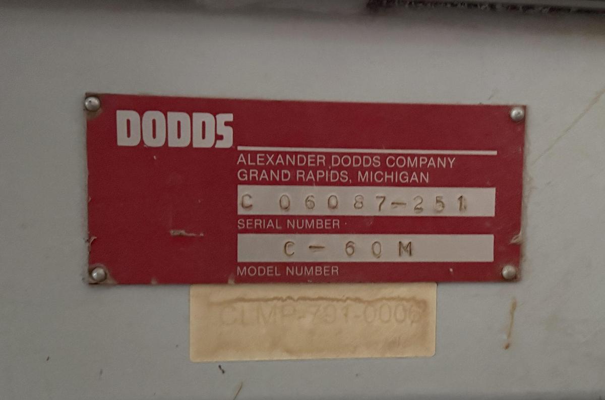 Used DODDS C-60M, 60" DRAWER CLAMP 