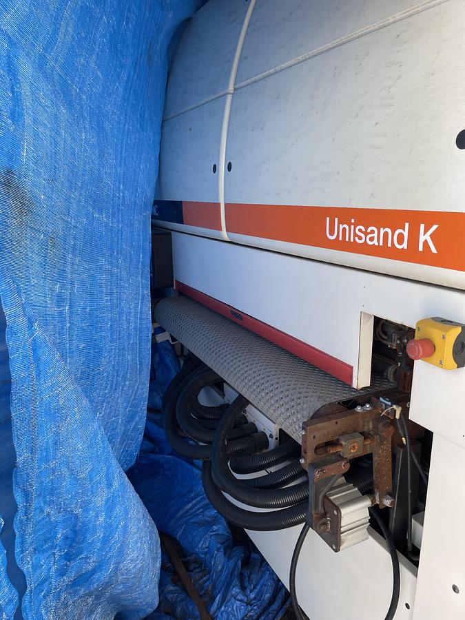Used DMC UNISAND 2000-1, 52" 5-HEAD TOP AND 3-HEAD BOTTOM WIDE-BELT SANDER