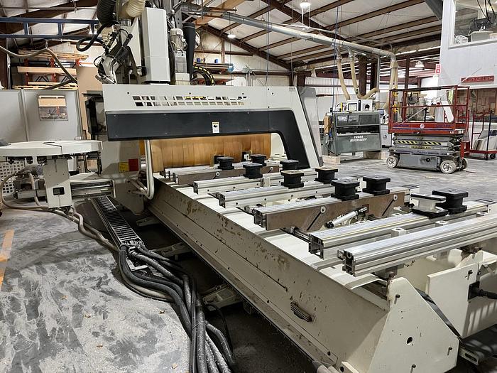 Used SCMI ROUTECH RECORD 132 PRISMA TUNPR 5-AXIS POD AND RAIL CNC MACHINING CENTER