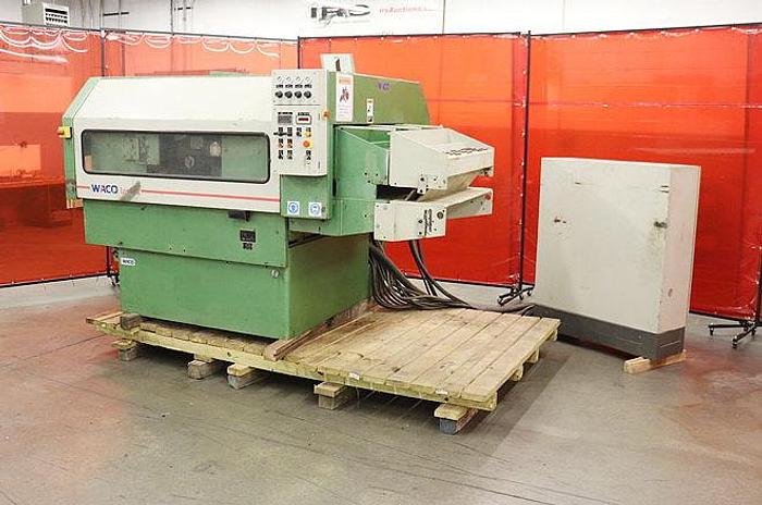 Used WACO LAMELL-90, 24 INCH DIP-CHAIN GANG RIPSAW
