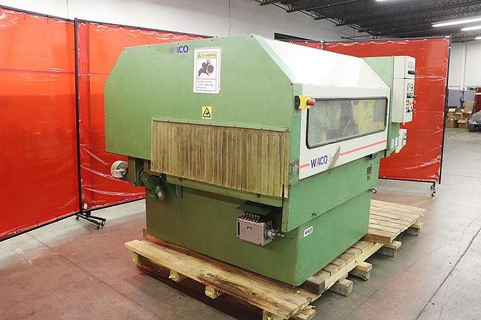 Used WACO LAMELL-90, 24 INCH DIP-CHAIN GANG RIPSAW