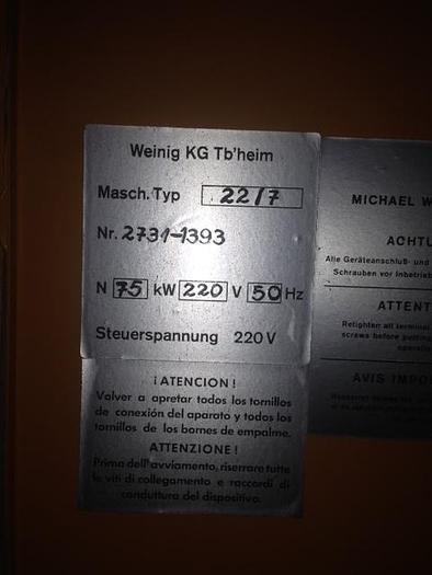 Used WEINIG PFA-22N, 7-HEAD MOULDER