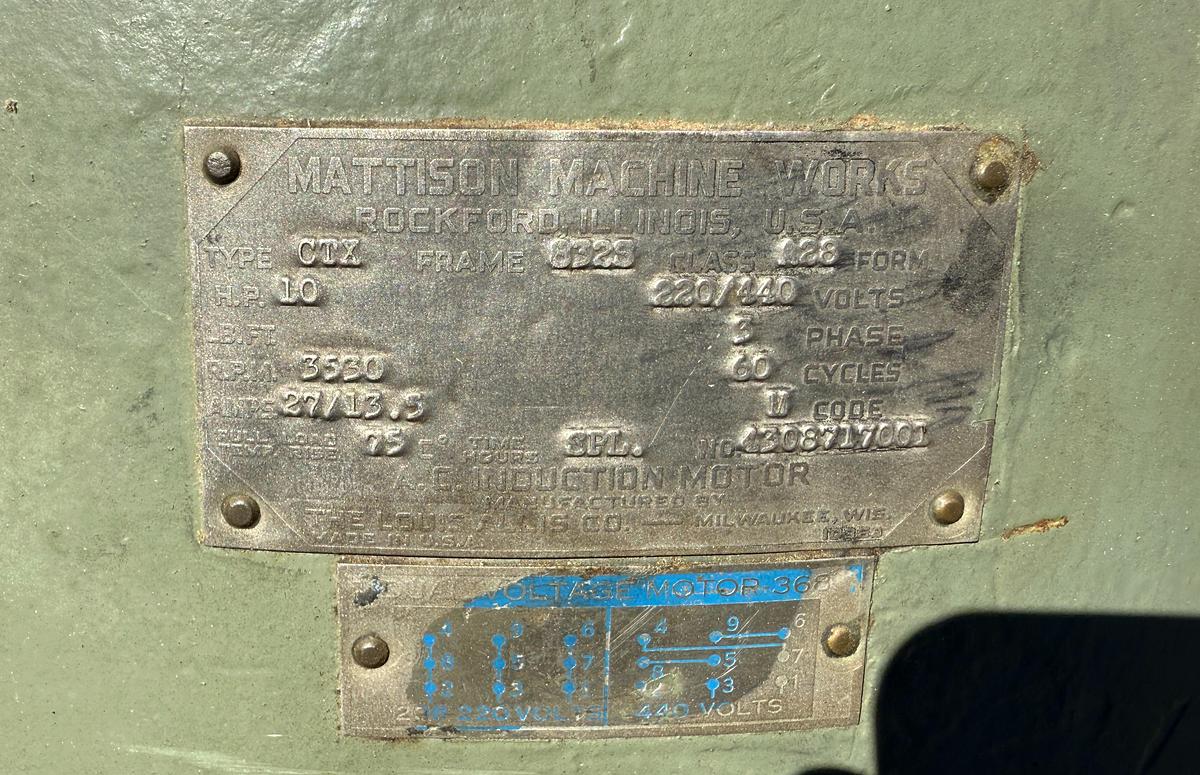 Used MATTISON 276 MOULDER